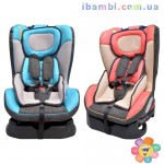 Автокресло детское M 1511 голубой, теракотовый